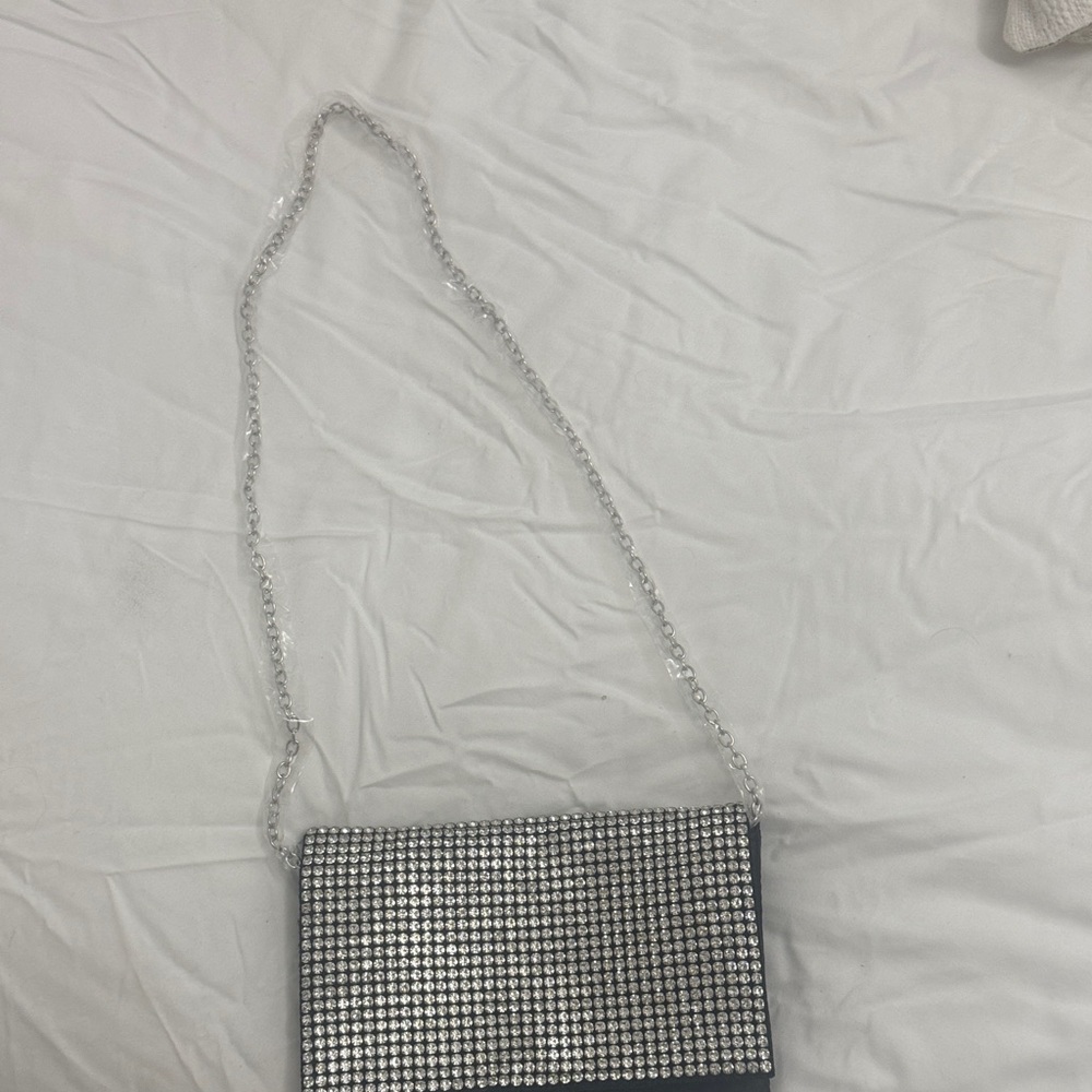 Silver Chain Evening Bag